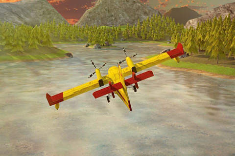 Airplane Firefighter Simulator 3D - Emergency Flight Pilot Rescue Simulation Infinite Flying Games screenshot 4