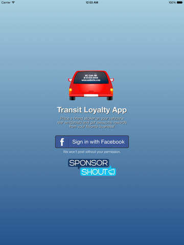 【免費商業App】Sponsor Shout Transit Loyalty-APP點子