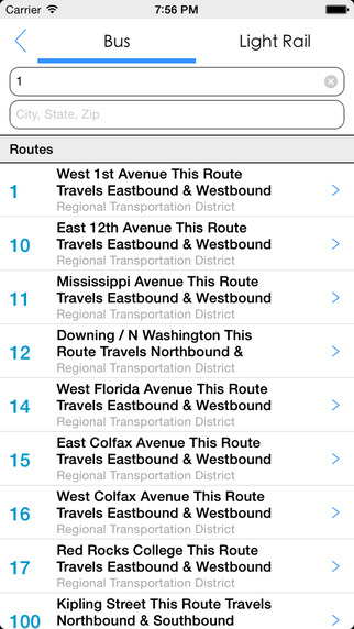 【免費交通運輸App】Transit Tracker - Denver (RTD)-APP點子