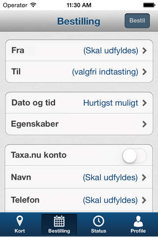 TAXA 4x35 (Taxi booking) screenshot 2