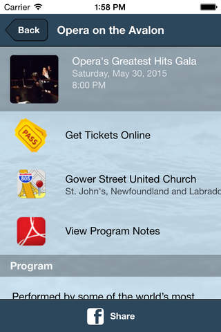 Opera on the Avalon screenshot 3