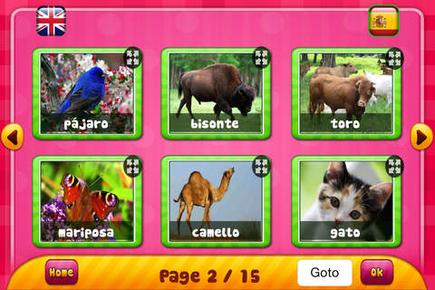 Animales Niño : Spanish - English Animals And Tools for Babies Free screenshot 3