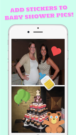 【免費攝影App】Baby Shower Photo Stickers - Instagram & Facebook Sharing Edition-APP點子