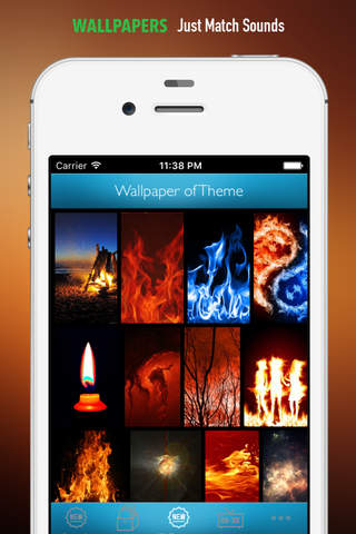 Fire Sounds and Wallpapers: Theme Ringtones and Alarm screenshot 4
