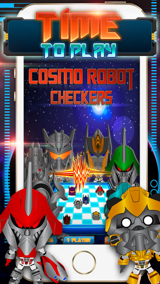 Cosmo Robot Checkers Star HALO NOVA Galaxy