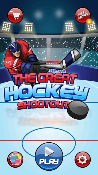 【免費遊戲App】Hockey Flick - The Great Hockey Shootout Free Game-APP點子