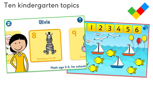 Math age 3-5 for schools