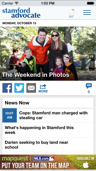 StamfordAdvocate for iPhone