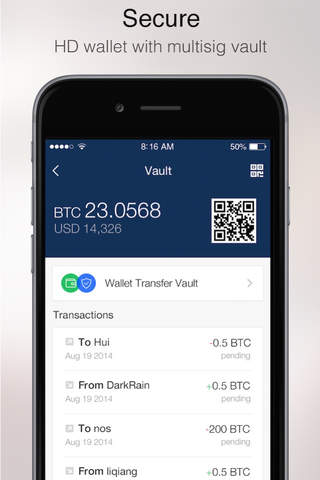 YardWallet - Bitcoin Wallet screenshot 3