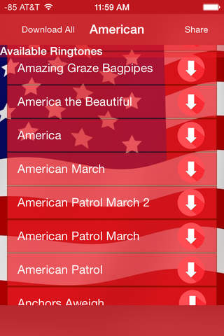 Best American Ringtones and Patriotic Tones screenshot 2
