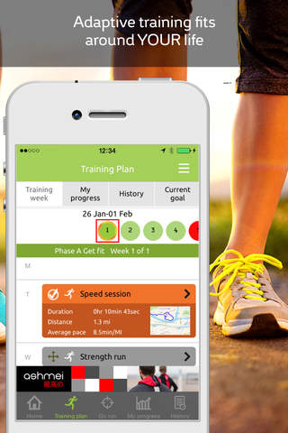 InYourStride running - adaptive training plans for runners screenshot 2