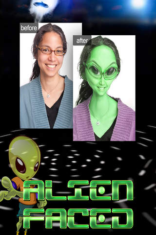 AlienFaced - Alien Face Booth screenshot 2