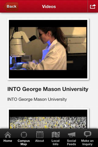 INTO George Mason University student app screenshot 4