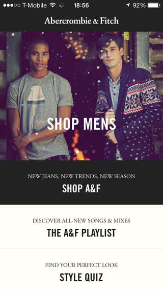 【免費生活App】Abercrombie & Fitch-APP點子