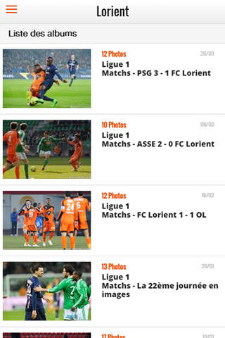 Foot Lorient screenshot 4