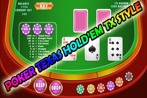 Poker Texas Holdem TX Style For Poker Tournament Arena screenshot 3