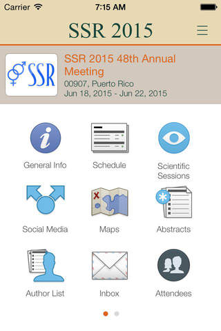 SSR 48th Annual Meeting screenshot 2