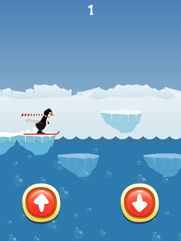 【免費遊戲App】Penguin Ski - frozen penguin-APP點子