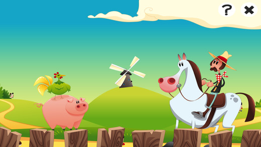 Animal Learning Game for Children: Learn and Play with Animals of the Countryside