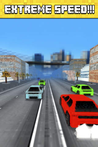 Car Craft Survival - Cube Sport Cars Block City Multiplayer Racing Game screenshot 3
