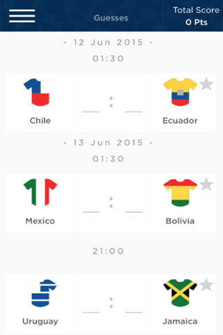 Kiss my Score – Copa América Chile 2015 screenshot 2