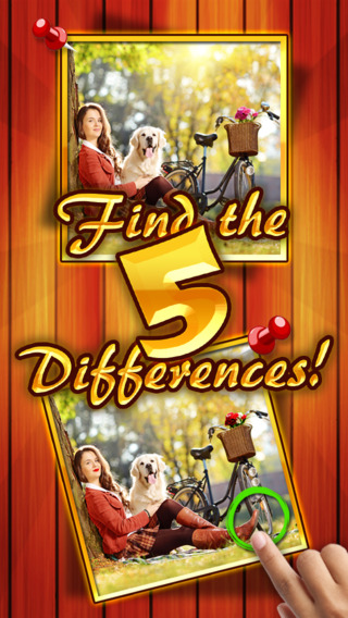 Find the 5 Differences - Spot and Tap the Hidden Differences Between Two Images