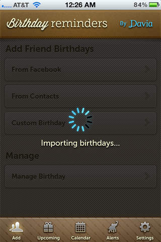 Birthday Calendar by Davia screenshot 3
