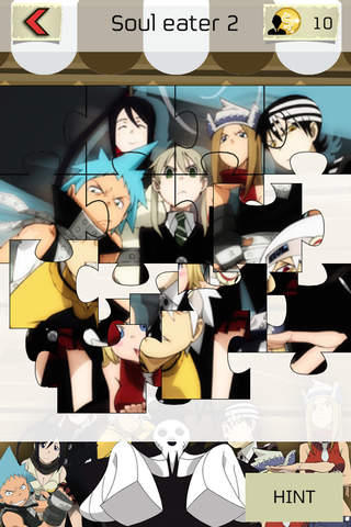Jigsaw Manga and  Anime Hd  - “ Japanese Puzzle Collection For Soul Eater Photo “ screenshot 2