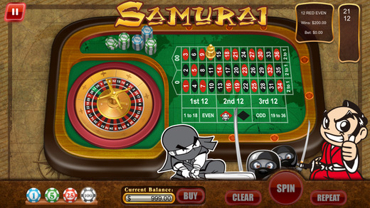 【免費遊戲App】Ascent Samurai's of Party Roulette - Play Lucky Ninja Casino or Win Big Jackpot Free Game-APP點子