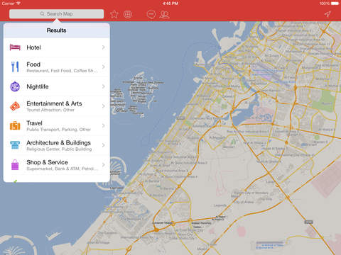 【免費旅遊App】Dubai Travel Guide and Offline Map (tourist city assistant with hotel and restaurant reviews, attractions , shops and insider nightlife information)-APP點子