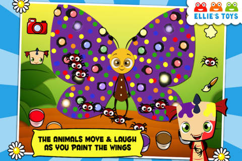 Ellie's Wings - Animal Coloring  Game Book for children, Color & Learn together screenshot 3