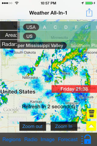 Instant NOAA Radars screenshot 4