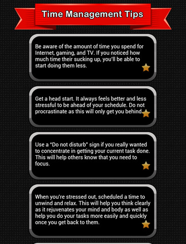 【免費生產應用App】Best Time Management Tips-APP點子