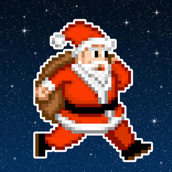 Santa's coming: the retro game 2014 LOGO-APP點子