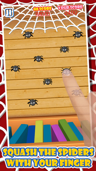 【免費遊戲App】Spiders Buster - Let's Squash & Smash ! Gogo Bugs Tapper Free-APP點子