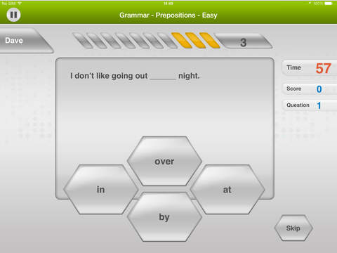 【免費遊戲App】Learn English with Johnny Grammar's Word Challenge-APP點子