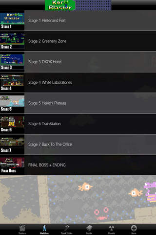 Game Cheats - Kero Blaster Lazer Ninja Frog Edition screenshot 2