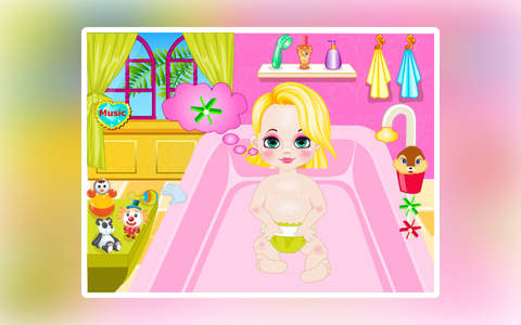 Baby Rapunzel Haircucut And Bathing screenshot 4