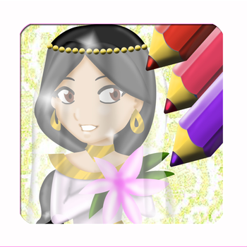 Princess Wedding Dress Coloring - Magical Makeover Book LOGO-APP點子