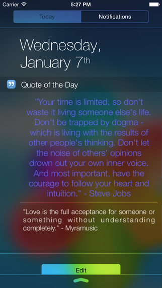 Quote of the Day Widget