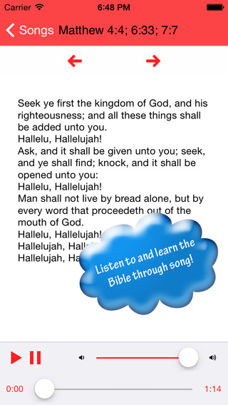 【免費音樂App】Bible Songs-APP點子