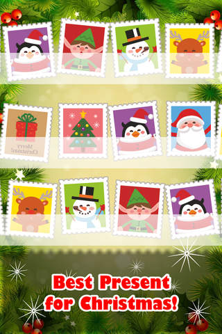 Christmas Stamps Collection PRO - Friendly Matching Game For Winter Holidays screenshot 3