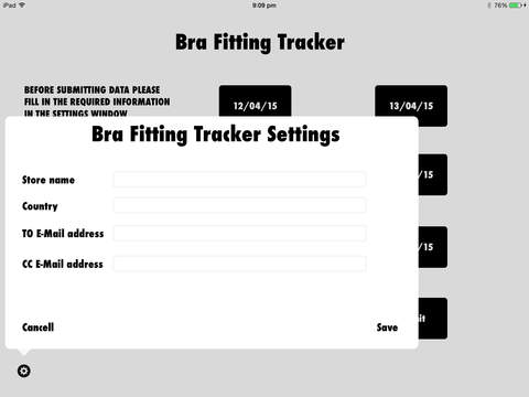 Bra Fitting Tracker screenshot 3