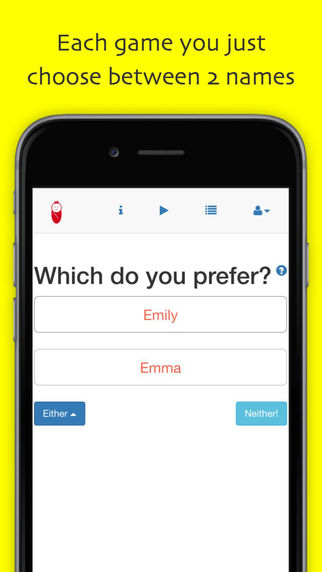 【免費遊戲App】Baby Name Game-APP點子