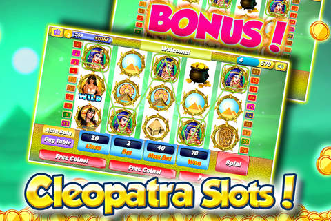 Cleopatra Queen Of The Nile - Jackpot, Roulette, Blackjack & Slots! Treasures, Jewelry, Gold & Coin$! screenshot 2