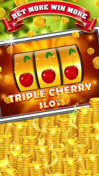 【免費遊戲App】Triple Cherry Slots : Free 777 Slot Machine Game with Big Hit Jackpot-APP點子