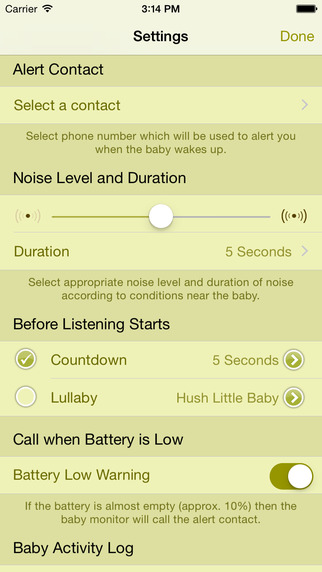 【免費生活App】Safe Baby Monitor - Free Babyphone with Lullabies-APP點子