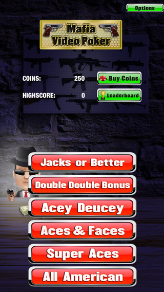 【免費遊戲App】Mafia Video Poker FREE - Jacks or Better, Acey Deucey, All American and More-APP點子