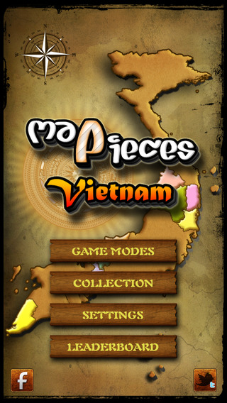 MapPieces: Vietnam - A map puzzle game