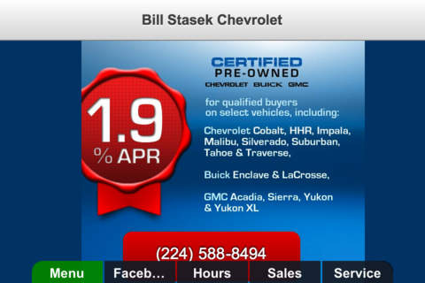 Bill Stasek Chevrolet screenshot 4